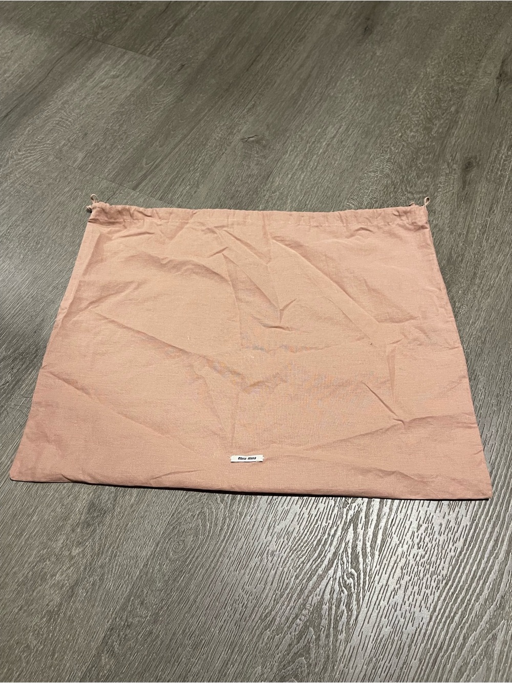 Miu Miu Dusty Pink Dust Bag
